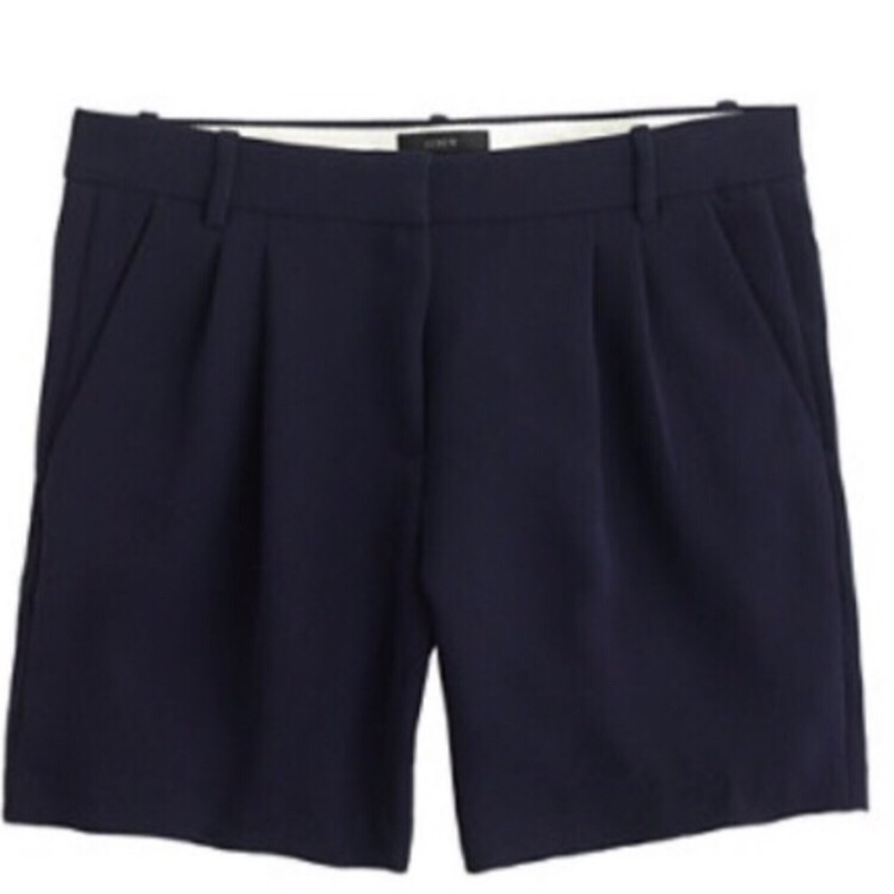 J. CREW PLEATED CREPE SHORTS